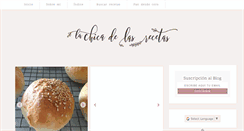 Desktop Screenshot of lachicadelasrecetas.com